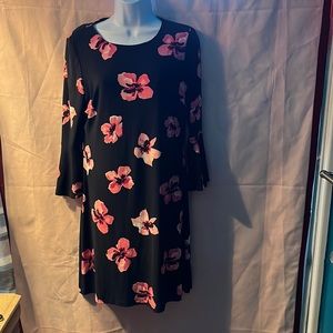 Tommy Hilfiger black floral dress